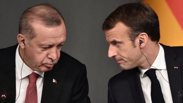 Macron: Erdoğan'la konuşmaya devam etmeliyiz