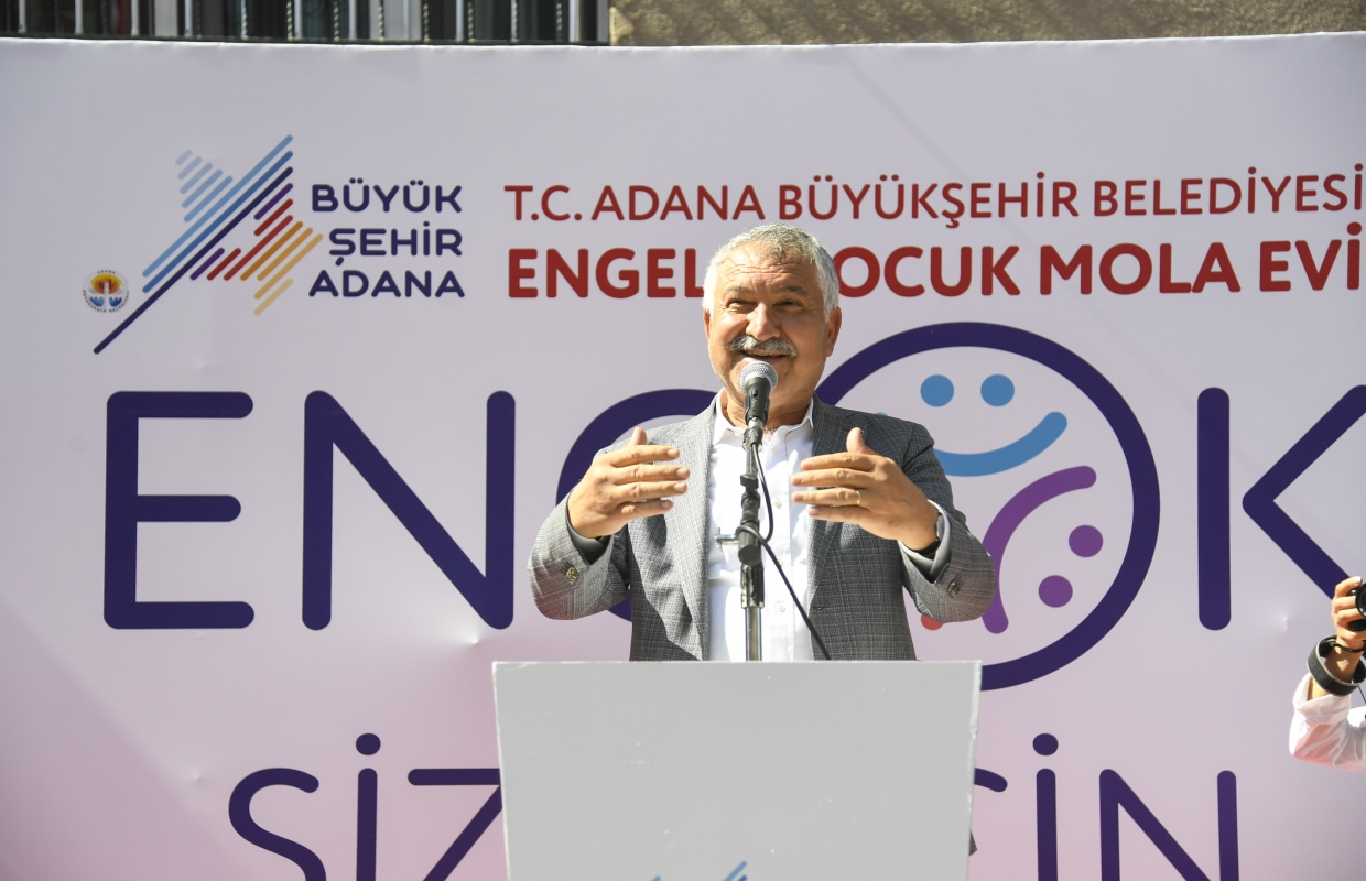 Adana Büyükşehir Belediyesi'nden 'Engelli Çocuk Mola Evi'