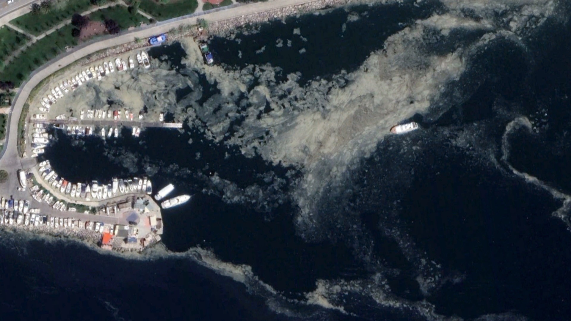 İstanbul’daki müsilaj uzaydan görüntülendi