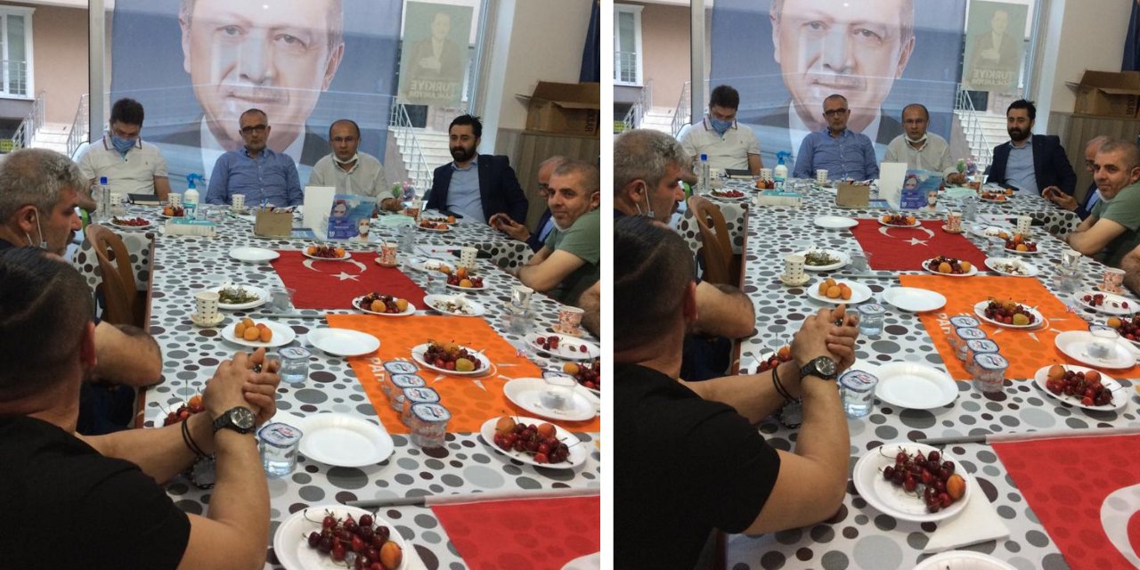 AKP'den Türk bayrağına büyük saygısızlık: Sofra bezi yaptılar