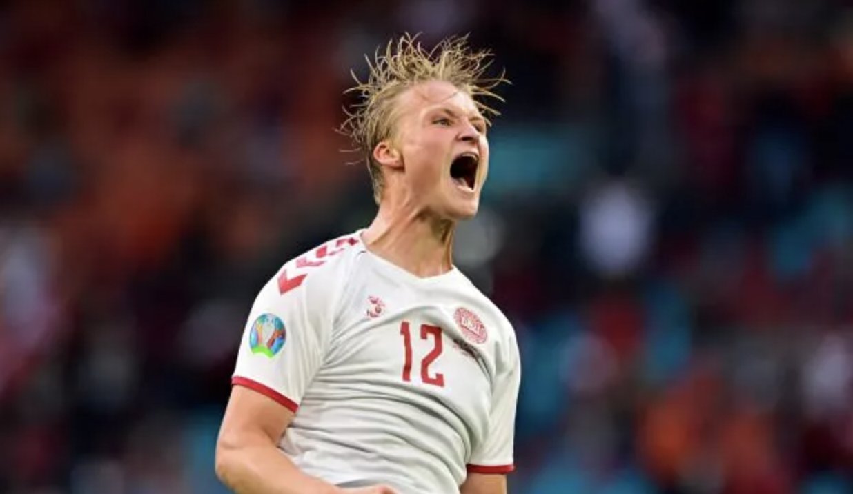 Danimarka, Galler'i farklı yenerek çeyrek finale yükseldi!