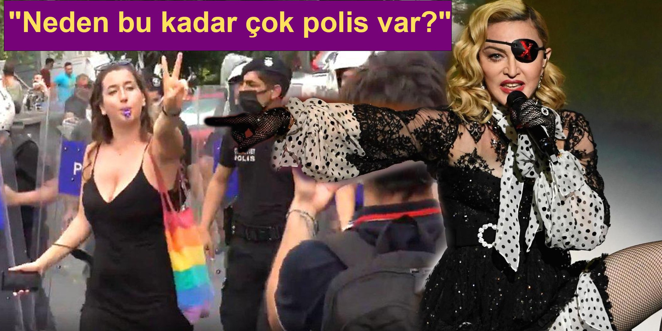 Madonna'dan İstanbul paylaşımı