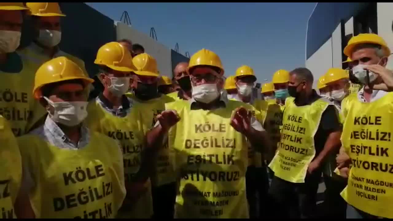 Somalı madenciler Ankara girişinde durduruldu