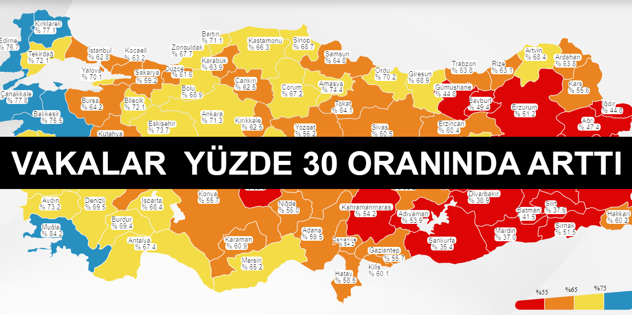 19 Temmuz koronavirüs tablosu açıklandı