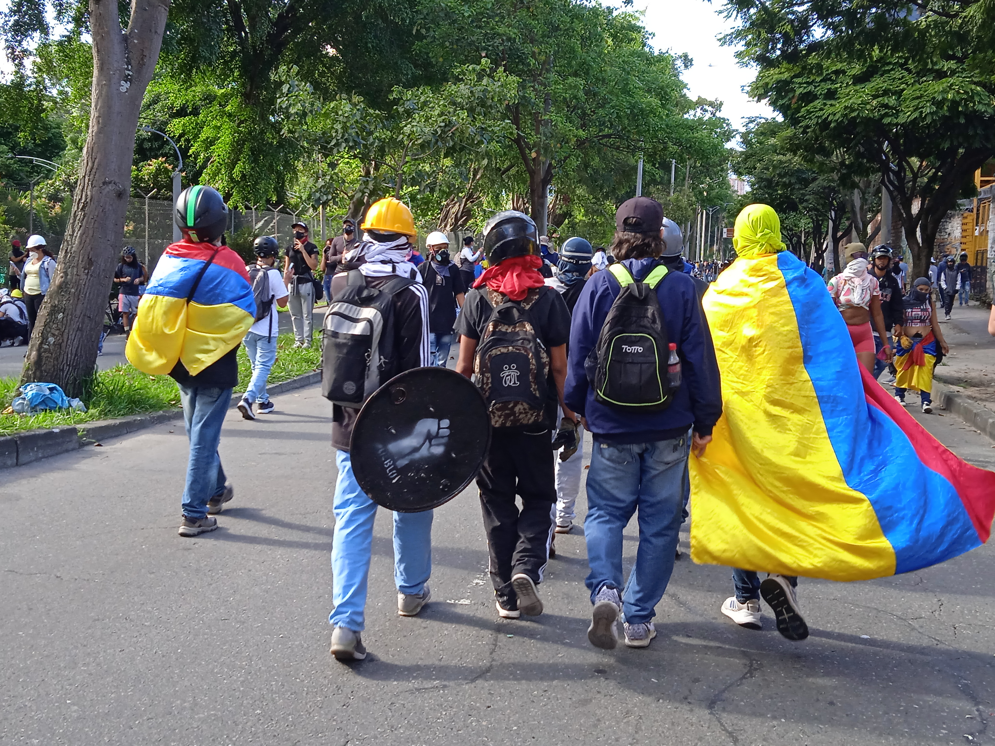 Kolombiya'da protestolarda hayatını kaybedenler için anma töreni düzenlendi