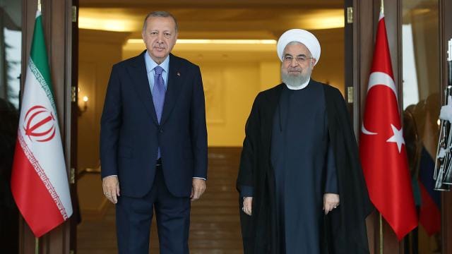 Cumhurbaşkanı Erdoğan Ruhani ile görüştü