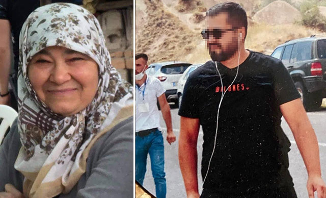 Boğduğu annesinin boğazını kesti