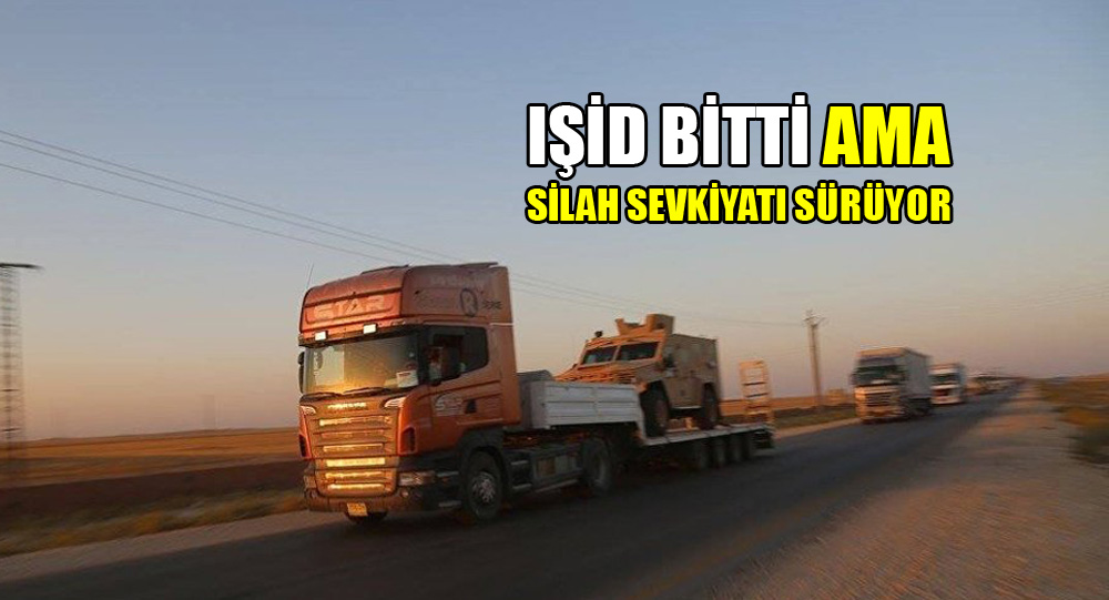 IŞİD bitti ama ABD'nin YPG'ye silah yardımı sürüyor