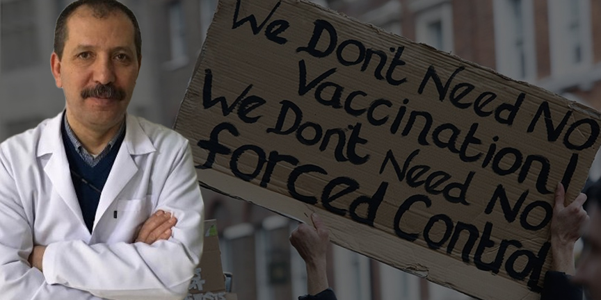 Prof. Ertuğrul aşı karşıtlarından tehdit aldığını söyledi