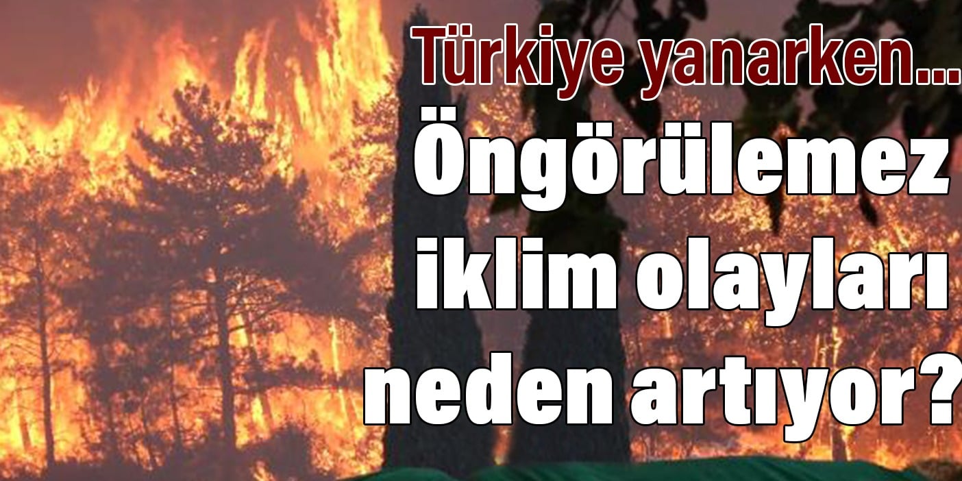 Türkiye yanarken: Öngörülemez iklim olayları neden artıyor?