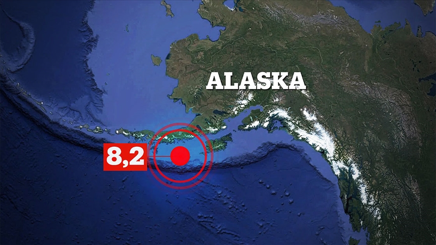 Alaska'da 8.2'lik deprem