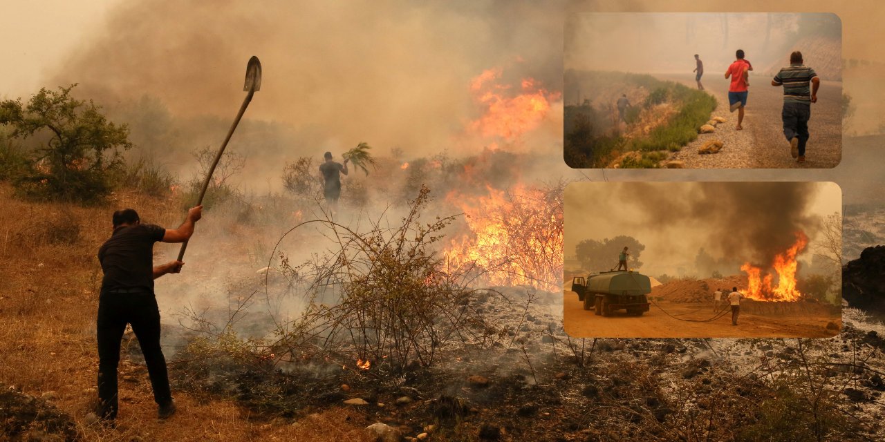 Peş peşe korkutan yangınlar: Akdeniz ve Ege yanıyor