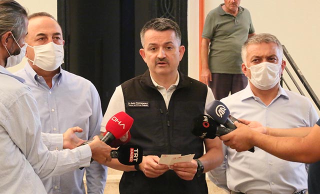 Pakdemirli: 7 ilde 20 yangını kontrol altına alma çalışmaları devam ediyor