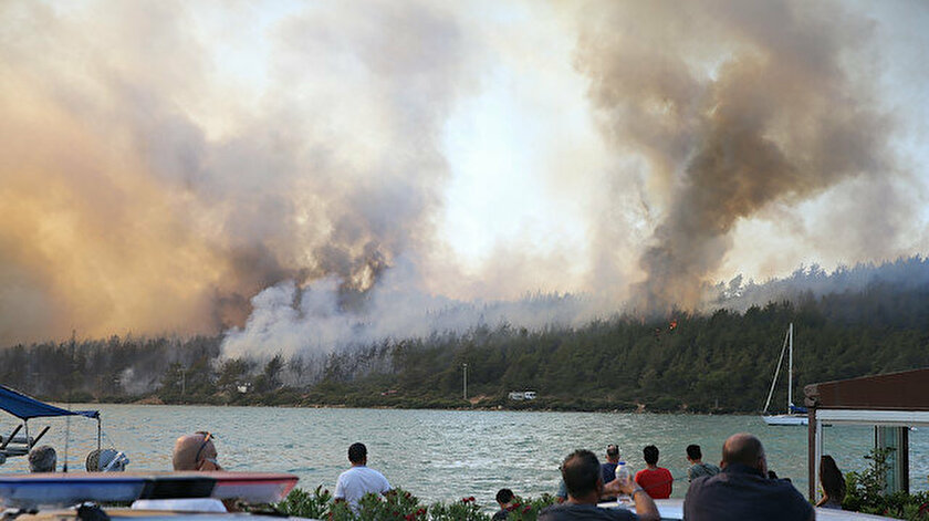 Milas ve Bodrum'daki yangınlar kontrol altına alındı