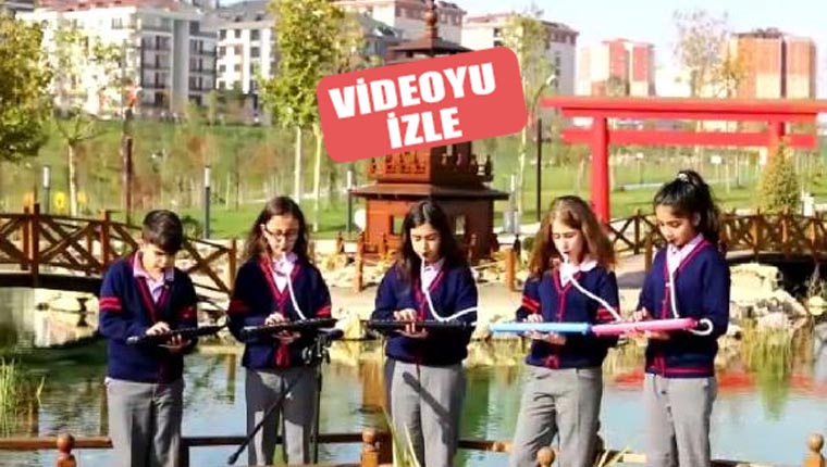 24 Kasım öncesi Aybüke Öğretmen için öğrencilerden klip