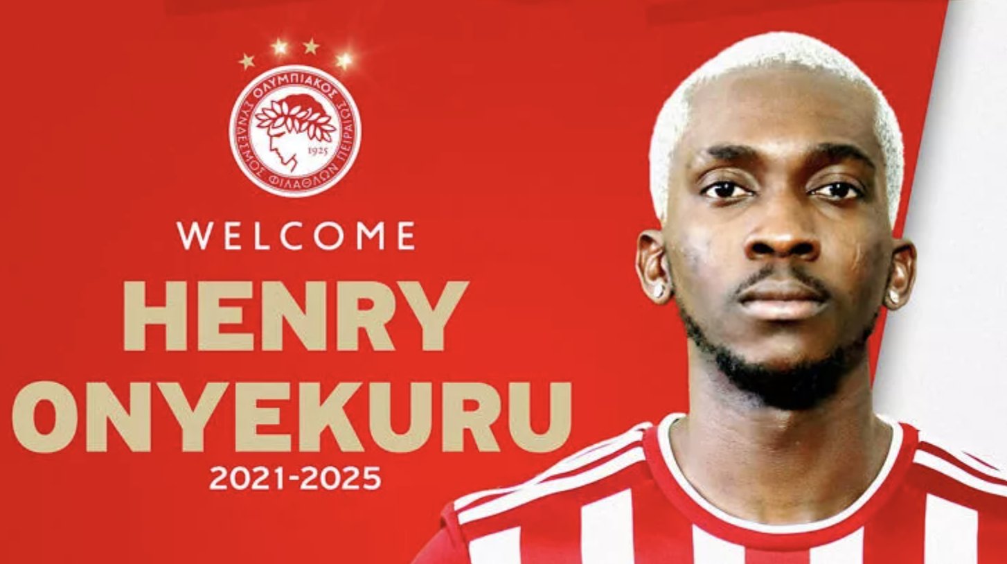 Olympiakos, Henry Onyekuru'yu resmen açıkladı