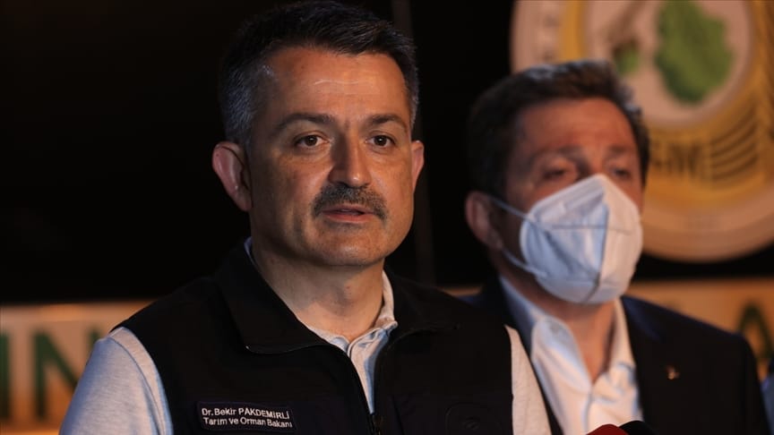 Bakan Pakdemirli: Denizli'de yangın kontrol altına alındı