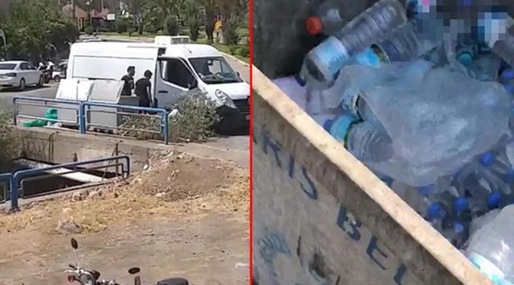 Yangın söndürme ekibinin sularını çöpe atan 3 kişi gözaltına alındı