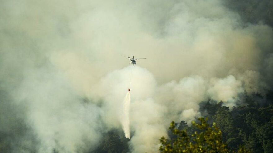 Çine’de 6 yerleşim yeri boşaltıldı