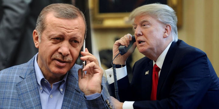 Cumhurbaşkanı Erdoğan, ABD Başkanı Trump ile telefonda görüştü