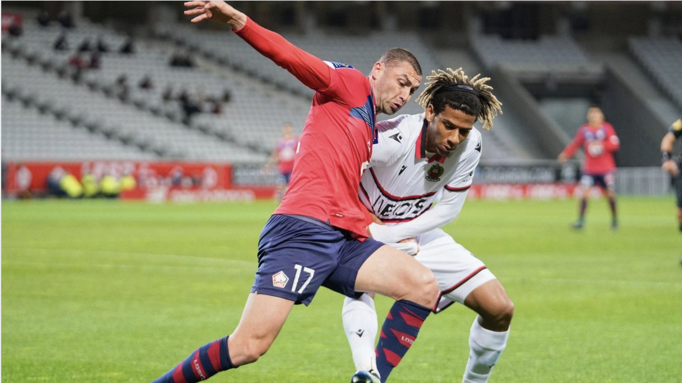 Nice, son şampiyon Lille'i 4 golle devirdi