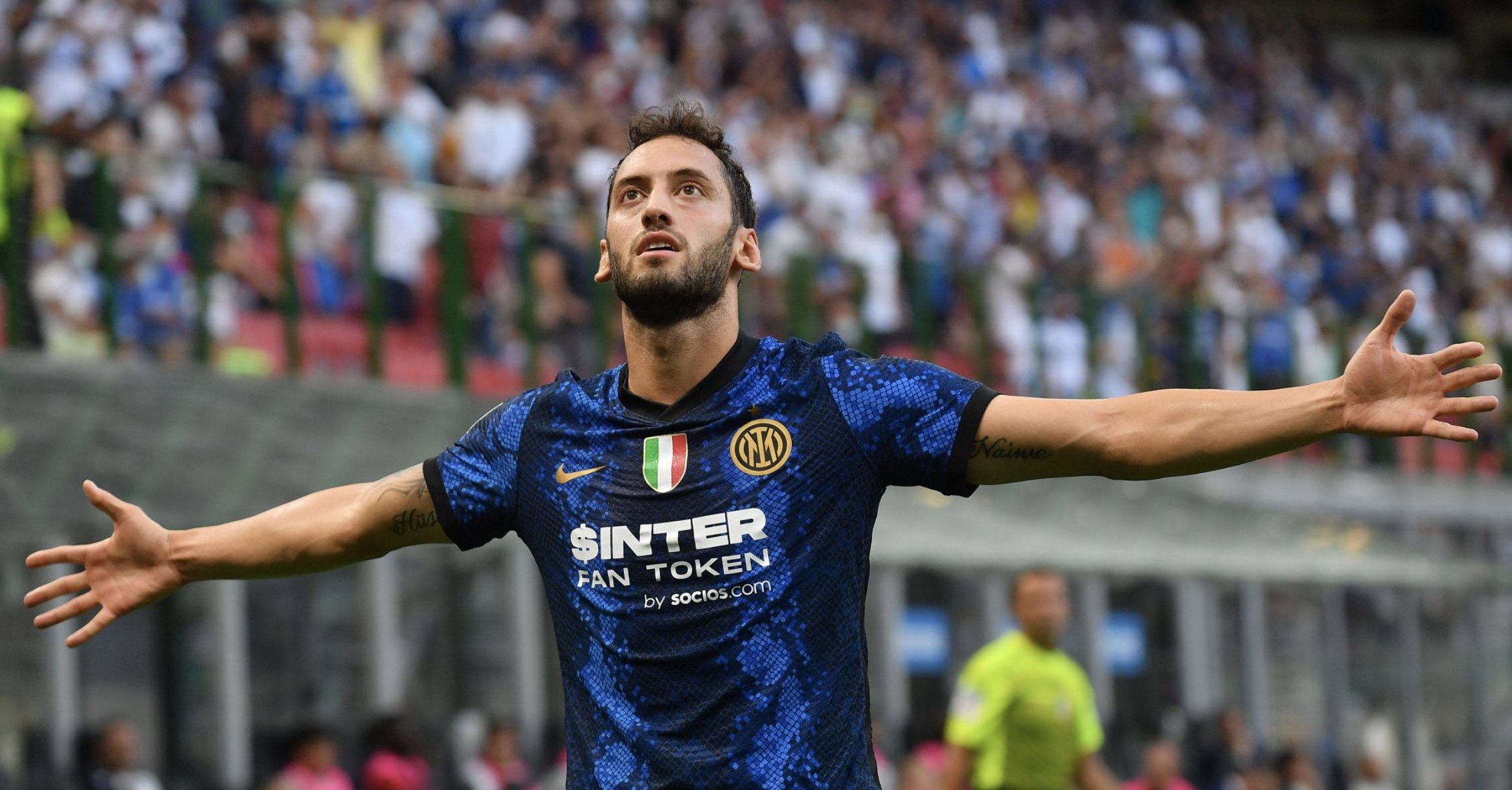 Hakan Çalhanoğlu'ndan ilk maçında şov: 1 gol 1 asist