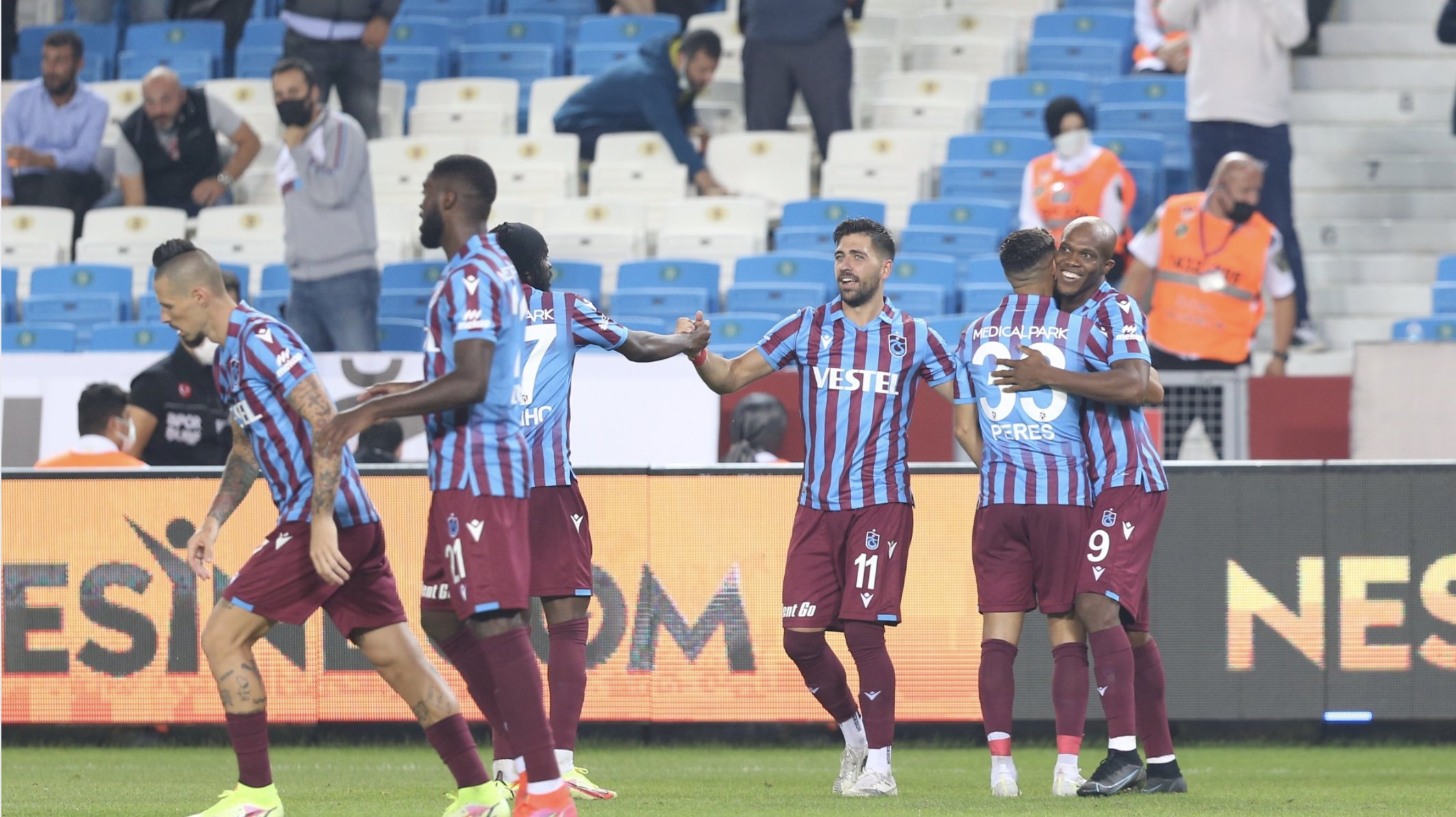 Trabzonspor Sivasspor'u mağlup etti, Süper Lig'de ikide iki yaptı