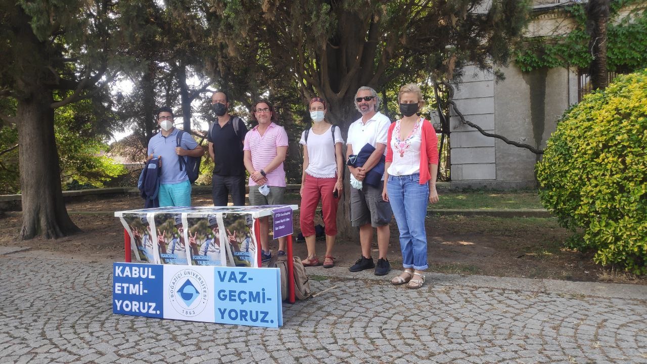 Boğaziçi Üniversitesi'nde kayyum rektörlere karşı direniş 233'üncü gününde