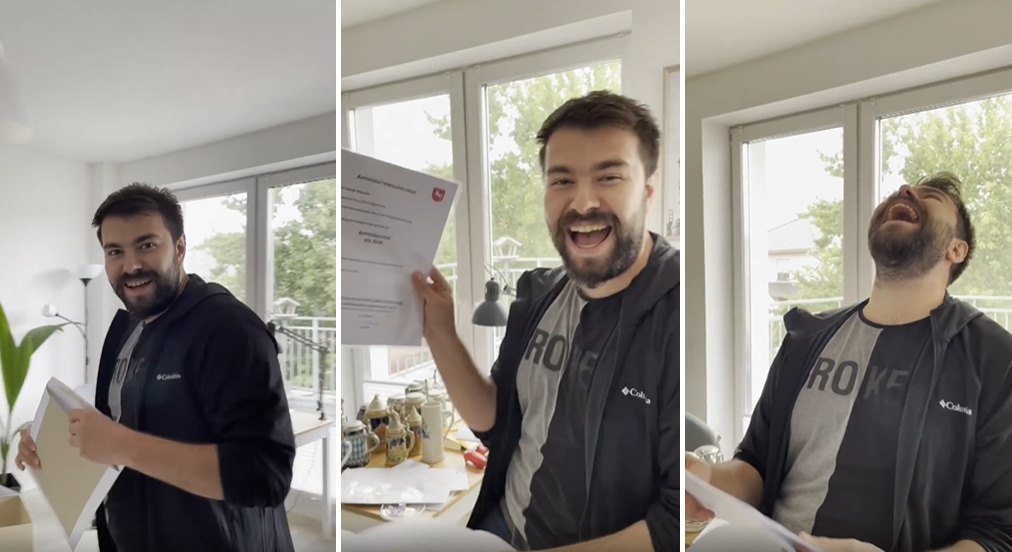 Almanya'dan kabul alan doktorun sevinci sosyal medyada gündem oldu