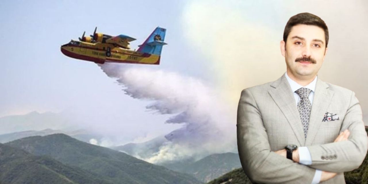 AKP'li başkandan yangına 'photoshop'lu müdahale!