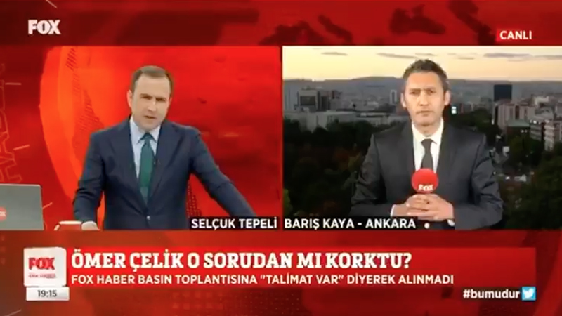 FOX TV muhabirine AKP'den ambargo