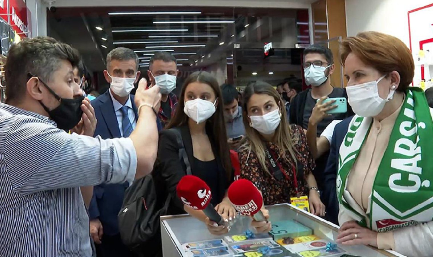 İYİ Parti yandaş medyanın yayınlamadığı görüntüyü yayınladı