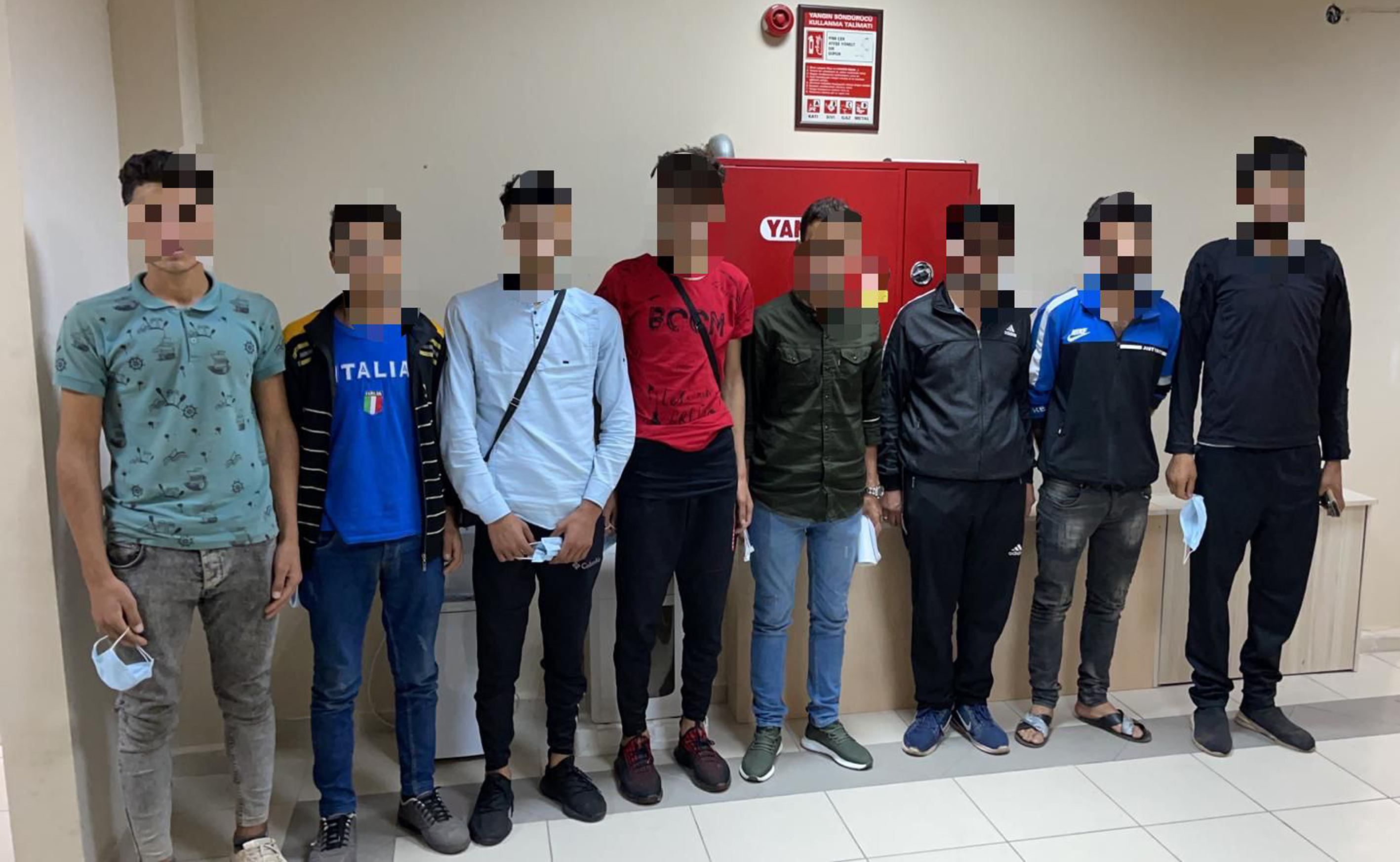 Kocaeli'de 7 kaçak göçmen yakalandı