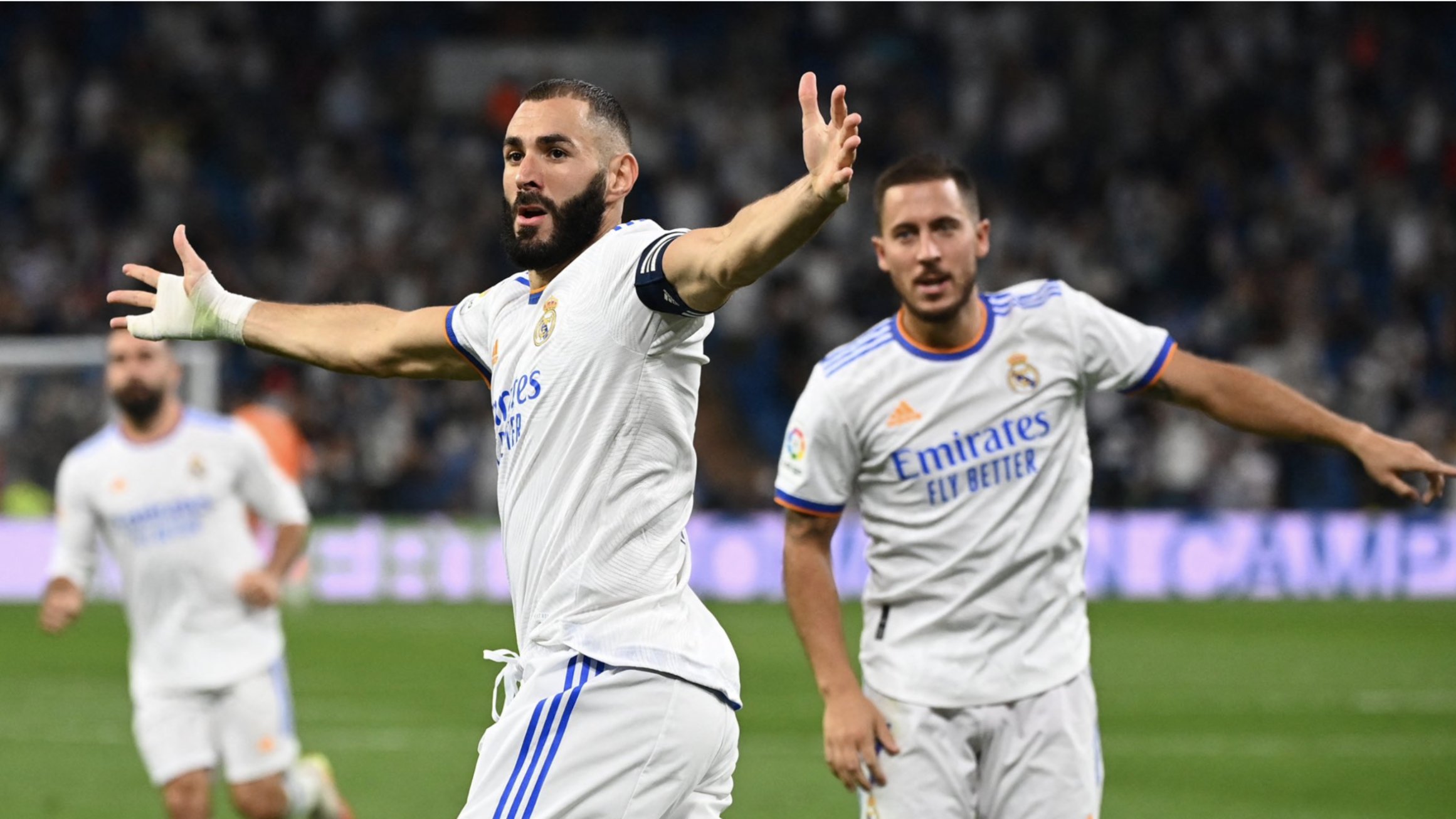 Benzama hat-trick yaptı, Real Madrid farklı kazandı