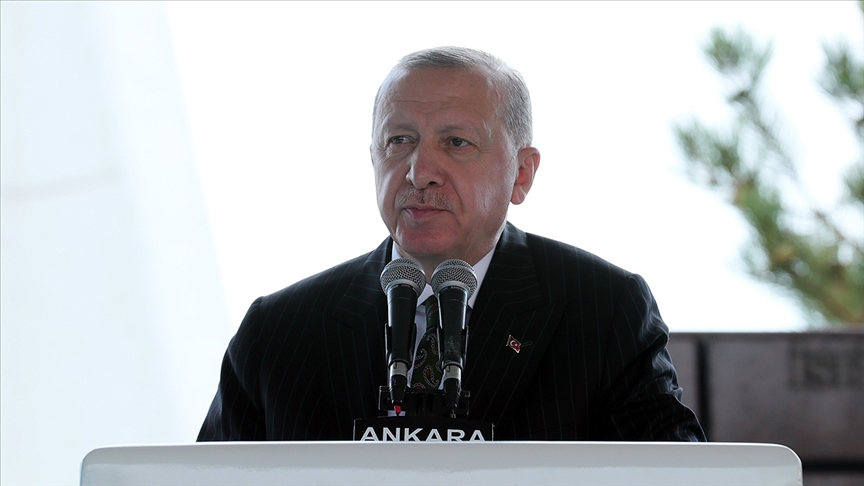 Erdoğan, Sakarya Zaferi'nin 100'üncü yılı kutlamalarında konuştu