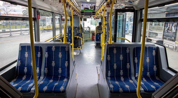 İstanbul'da toplu taşıma kullanımını yarı yarıya düştü