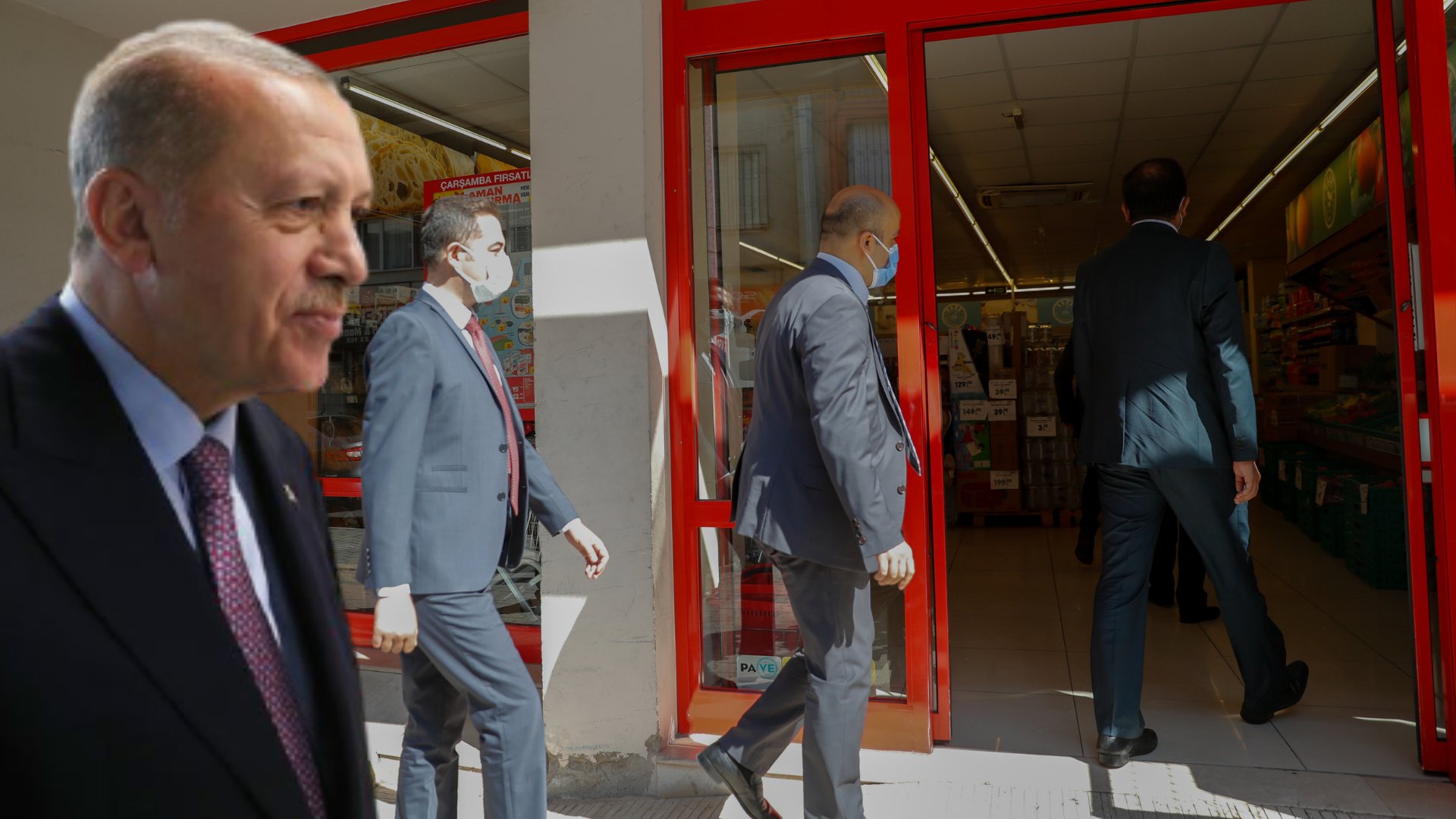 Erdoğan'ın 'marketlere operasyon' çıkışı: Borsa'da çakıldılar