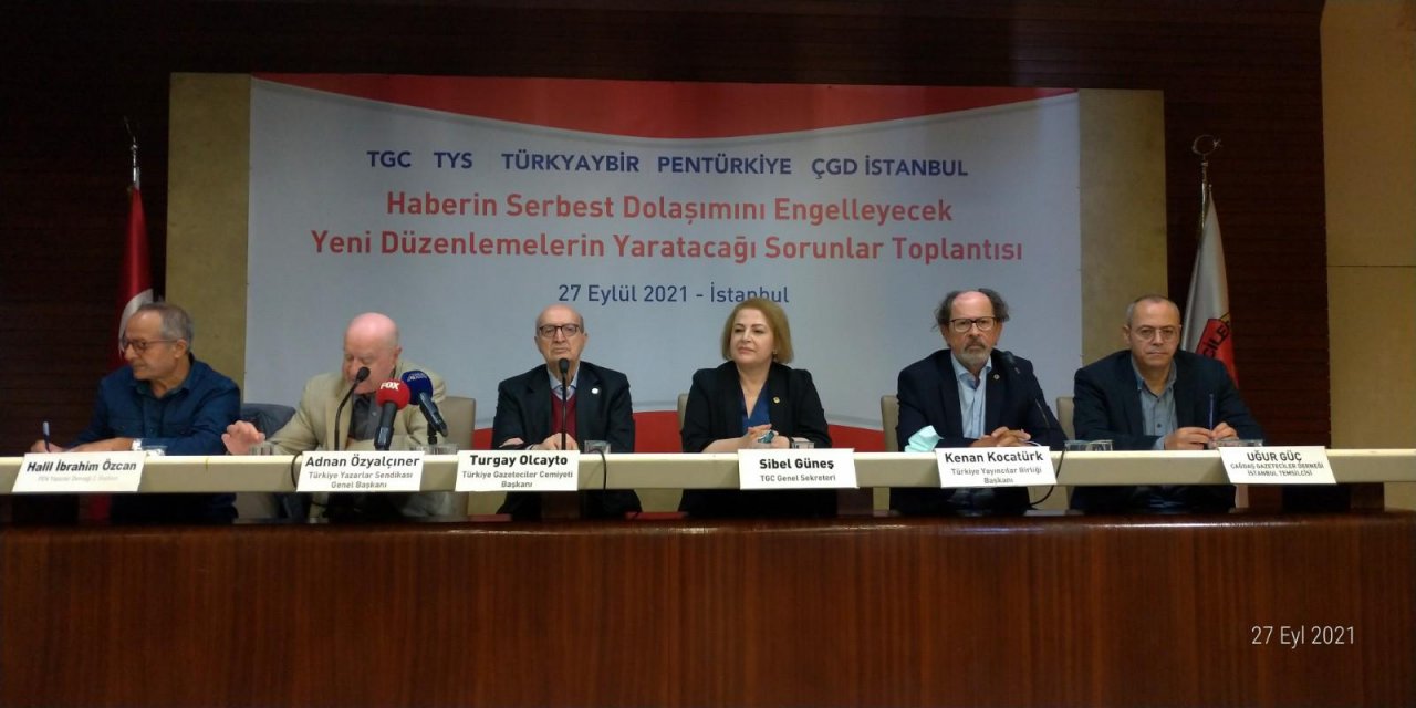 Gazeteci meslek örgütlerinden ortak açıklama: Sosyal Medya Yasası’na gazetecilik faaliyeti dahil edilmesin