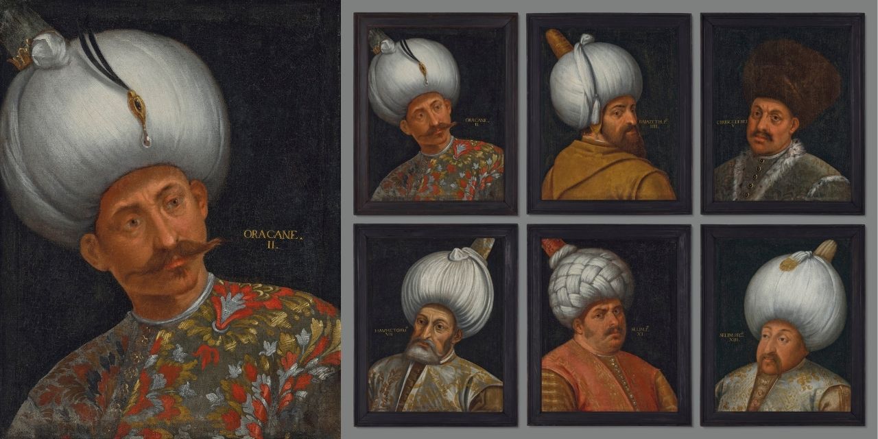 Altı Osmanlı padişahı portresi satışa sunulacak