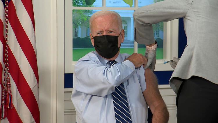 ABD Başkan'ı Biden üçüncü doz aşısını oldu