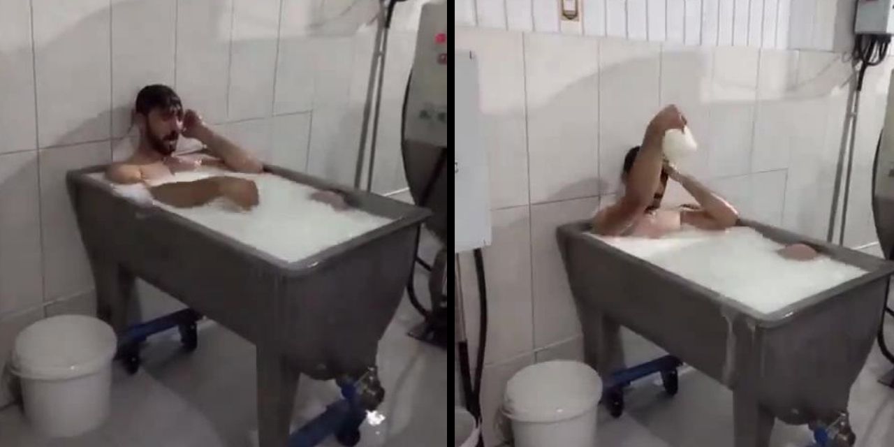 Süt banyosu yapan 2 işçinin davasında tanık işçi: Hiçbir şey hatırlamıyorum