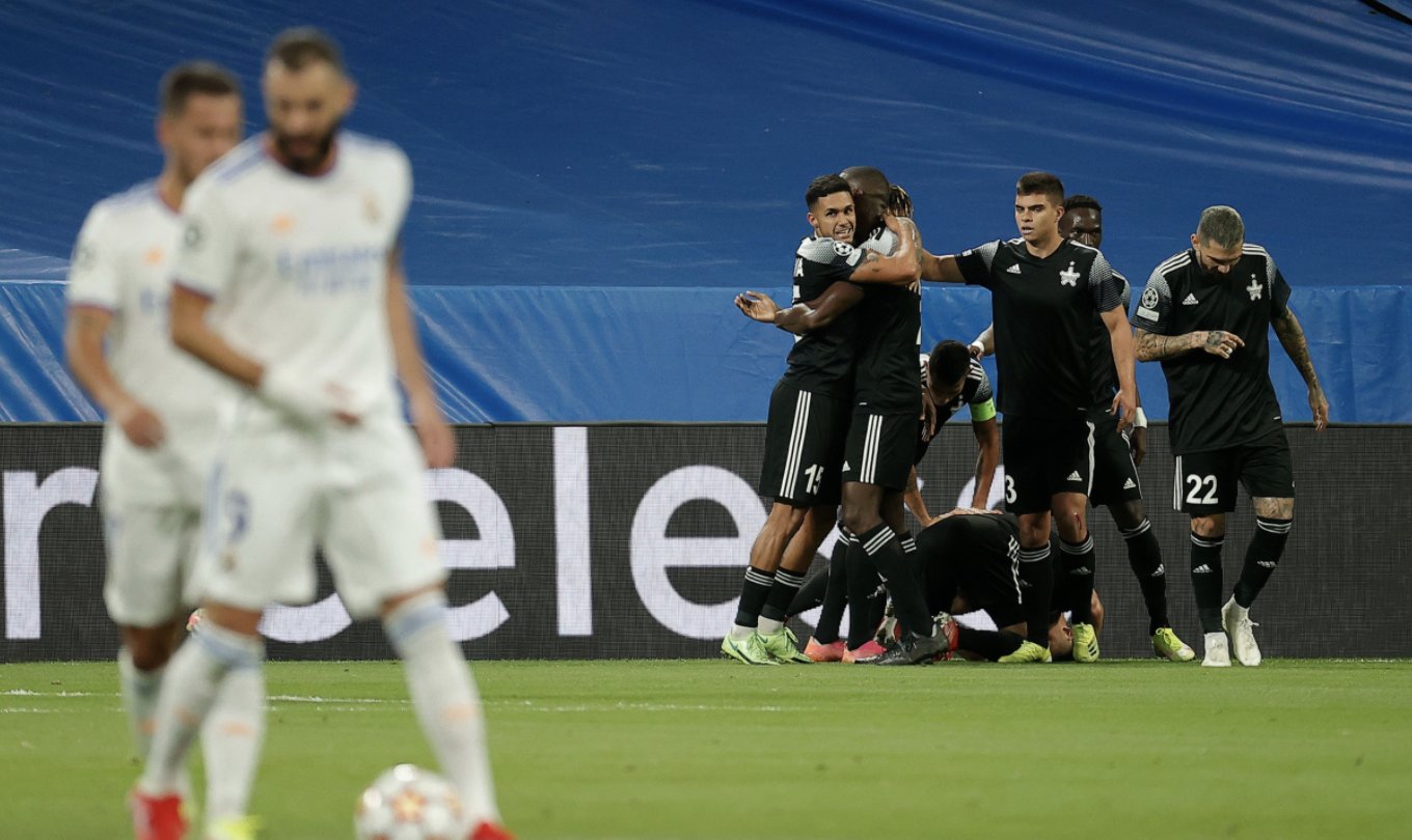 Şampiyonlar Ligi'nde gecenin sürprizi:  Real Madrid 1-2 Sheriff Tiraspol