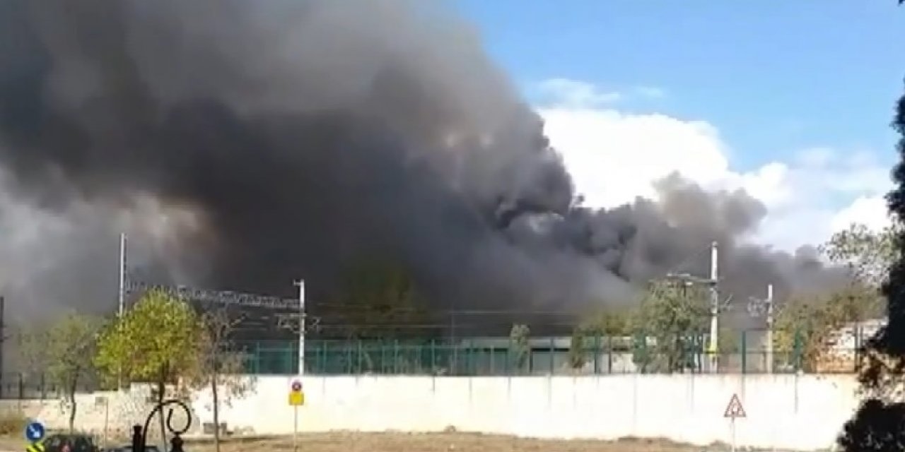 Tuzla'da fabrika yangını: Kontrol altına alındı
