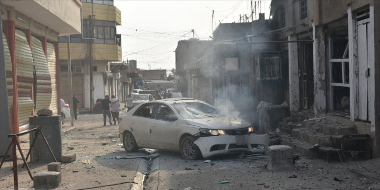 Irak'ta polis karakoluna bomba yüklü araçla saldırı