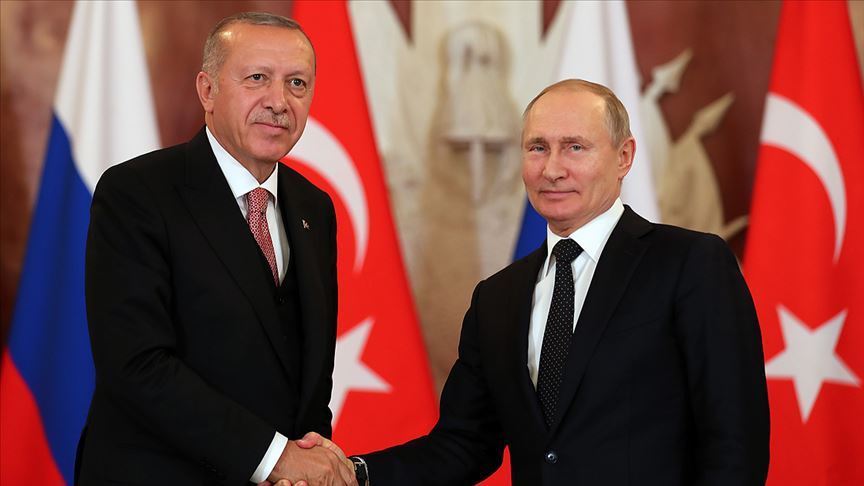 Erdoğan'dan Putin'e kutlama