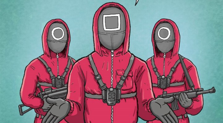 Uykusuz’dan Squid Game’li dolar kapağı