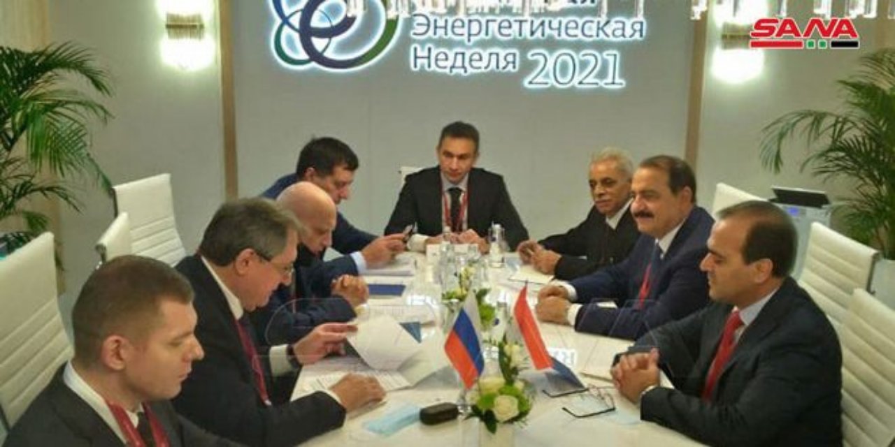 Rusya ve Suriye'den enerji alanında işbirliği görüşmesi