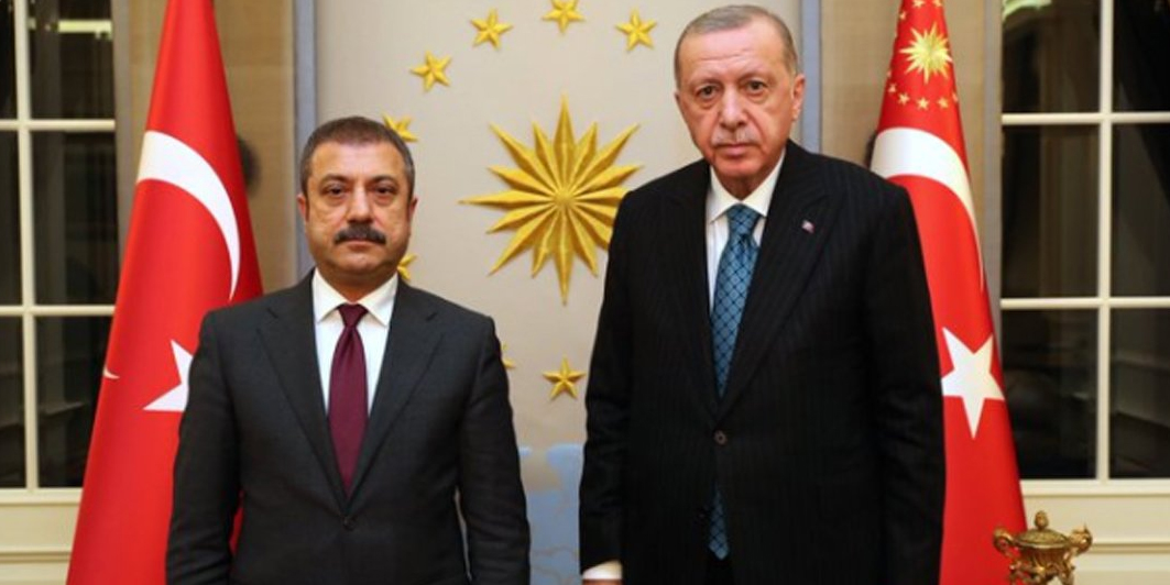 Cumhurbaşkanı Erdoğan, Merkez Bankası Başkanı Kavcıoğlu ile görüştü