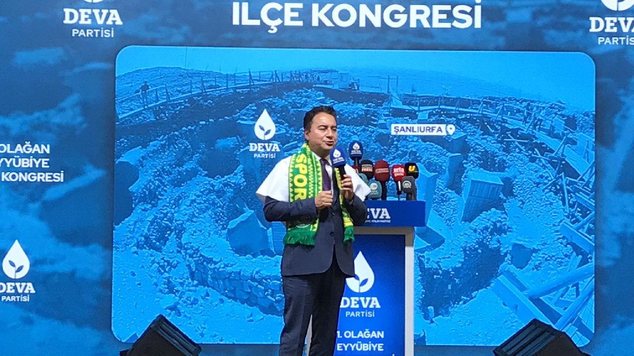 Ali Babacan Şanlıurfa'da konuştu: Ekonominin bozulmasının nedeni kötü yönetim