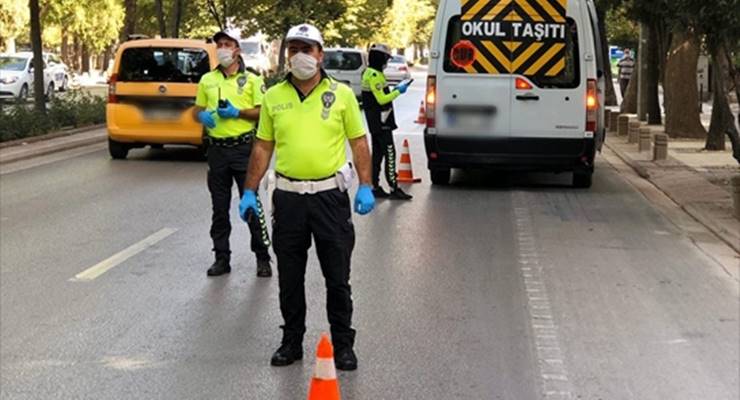 548 okul servis aracı trafikten men edildi